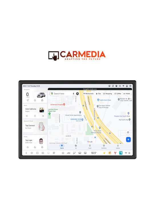 Carmedia Sistem Audio Auto pentru Ford Raptor 2004-2014 (Bluetooth/USB/AUX/WiFi/GPS/Apple-Carplay/Android-Auto) cu Ecran Tactil 13"