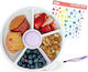 GoBe Παιδικό Πιάτο Φαγητού Snack Spinner Large Μωβ