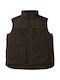 B&C Pro Arbeitsweste mit Fleece-Futter Braun