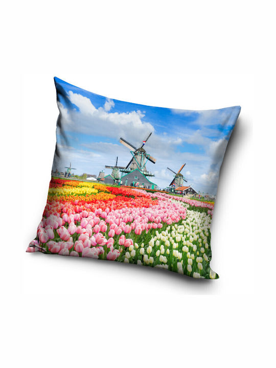 Cities Amsterdam Kids Throw Pillow 40x40 Cm