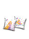 Disney Princess Rapunzel Cushion Cover 40x40 Cm Velvet