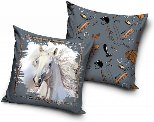Horses Kids Throw Pillows Pillow Case 40x40 Cm