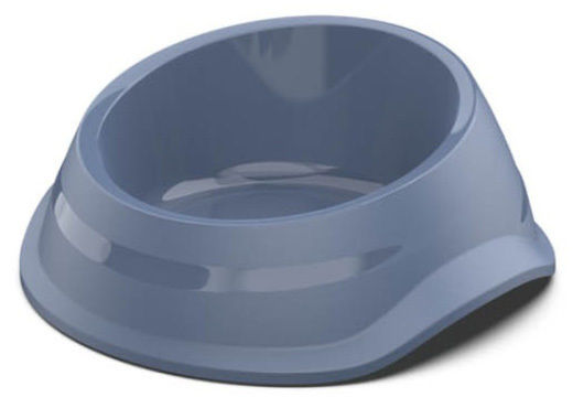 Georplast Kunststoff Schalen Futter & Wasser für Hund & Katze 660ml in Hellblau Farbe