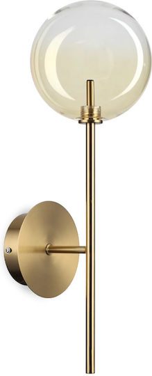 Ideal Lux Equinoxe Ap1 Осветително тяло За стена с фасунга G4 Златист