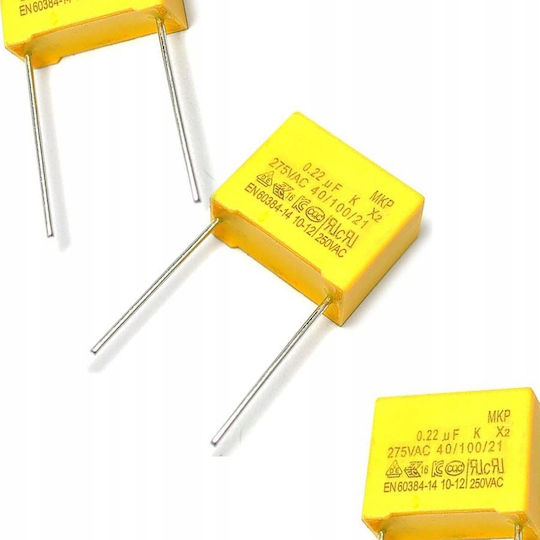 Кондензатор Mkp X2 0.33uF 310V AC 15mm