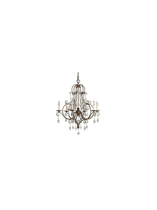 Elstead Lighting Chandelier Bronze FE-CHATEAU6