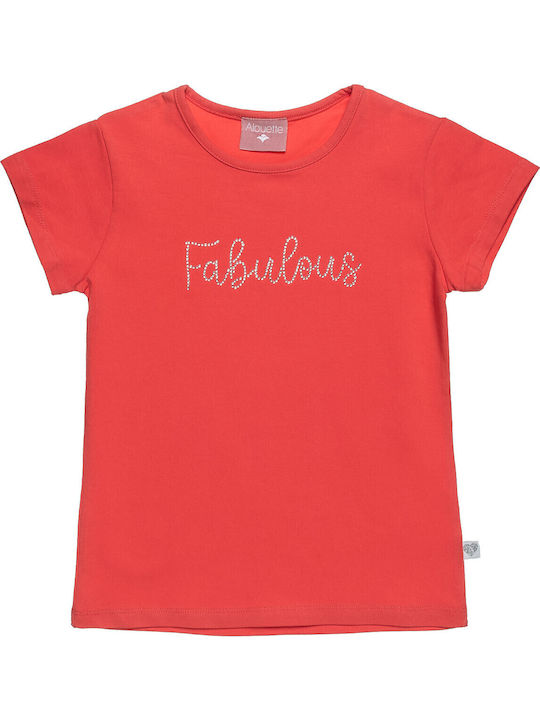 Kids' Shirt Short Sleeve Coral