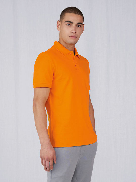 B&C Men's Promotional Polo T-Shirt Meta Orange