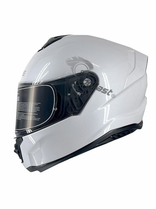 Yohe 987 Pearl White Κράνος Μηχανής Full Face E...