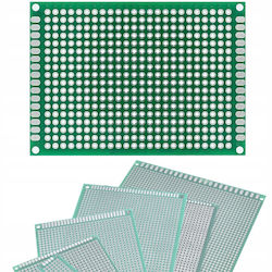 Rosfix Πλακέτα Πρωτοτύπου Διπλής Όψης 50 X 70 Mm Πράσινο