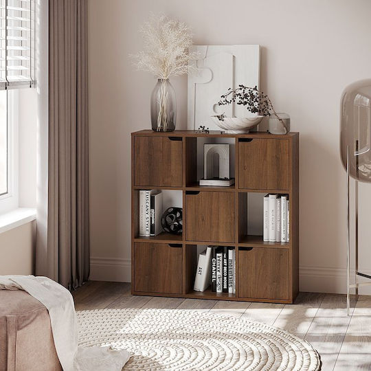 Bookcase Bookel Walnut 88.5x27.5x89.3cm