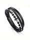 Dezlen Damen Armband aus Leder 21cm