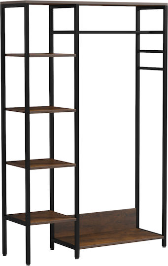 Aranja Антре с Шкаф за обувки Black-Melamine Brown 90x30x140бр Aranja Антре с Шкаф за обувки Black-Melamine Brown 90x30x140бр