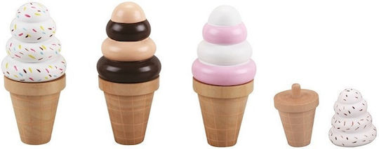 MamaMemo Wooden Cake Toys for Ages 3 and Up 4 Pieces