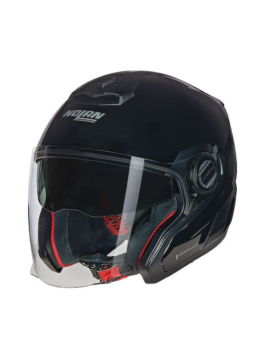 Nolan N40-5 Classic 301 Black Gloss Κράνος Μηχανής Jet ECE 22.06 με Sunvisor