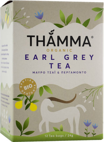 Thamma Organic Earl Grey Τσάι Βιολογικό Προϊόν 12 Φακελάκια 2gr