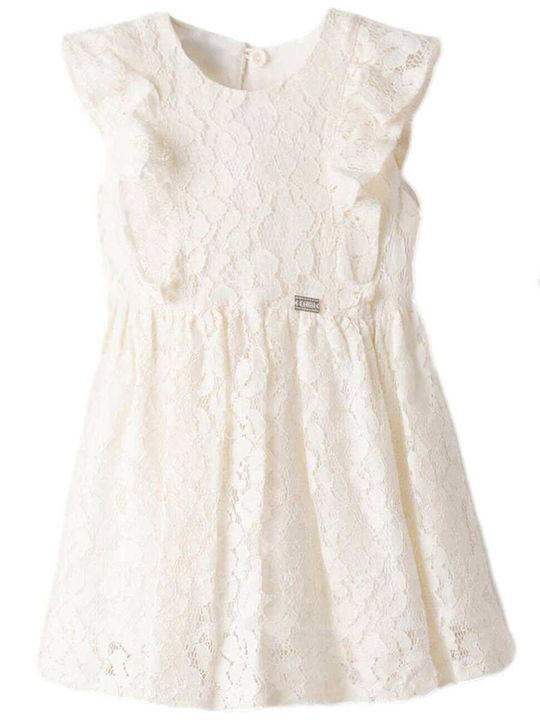 Evita Children's Dress Sleeveless Ecru