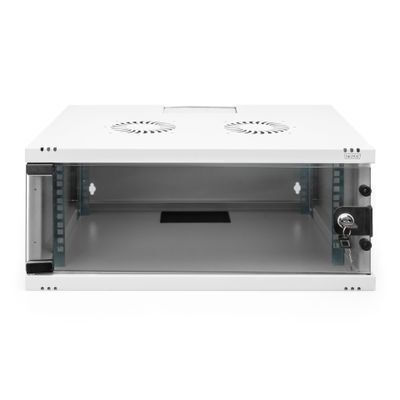 Digitus Soho Series Wall Mounted Rack Cabinet 4U 54x40x40cm Gray DN-38010