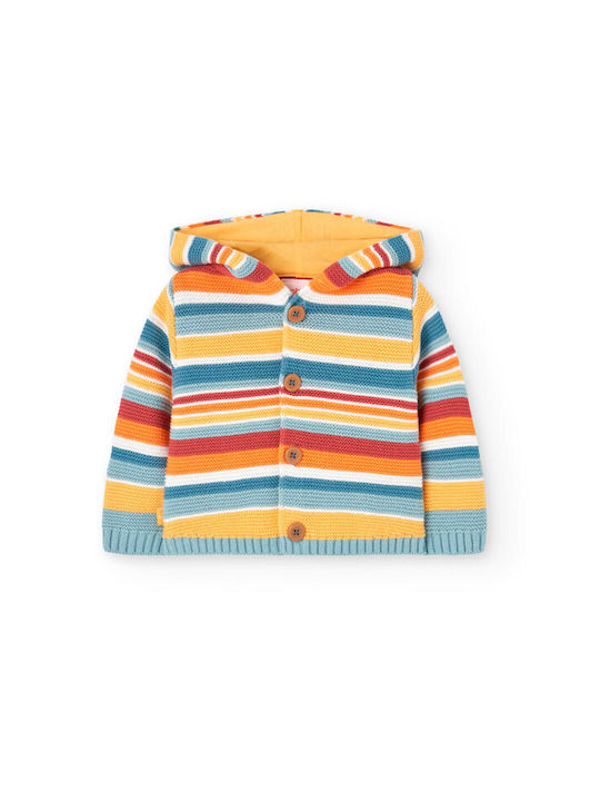 Boboli Kinderstrickjacke Streifen