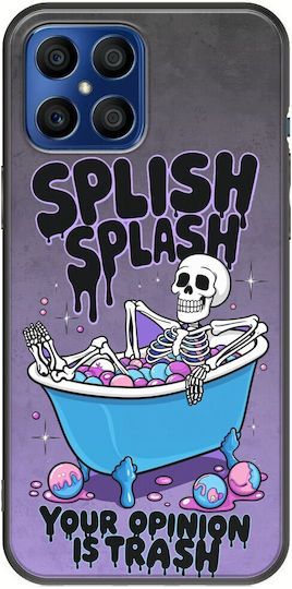 Splish Splash Honor X8 Black Tpu Μαύρη Σιλικόνη