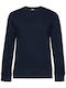 B&C Women's Long Sleeve Promotional Sweatshirt Navy Blue
