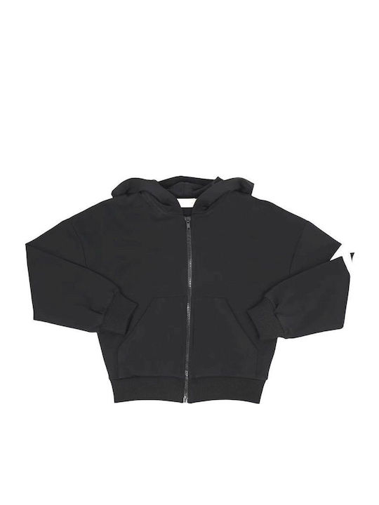 Monnalisa Kinderstrickjacke Schwarz