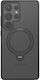 Torras Ostand Spin Back Cover Negru (Galaxy S25 Ultra)