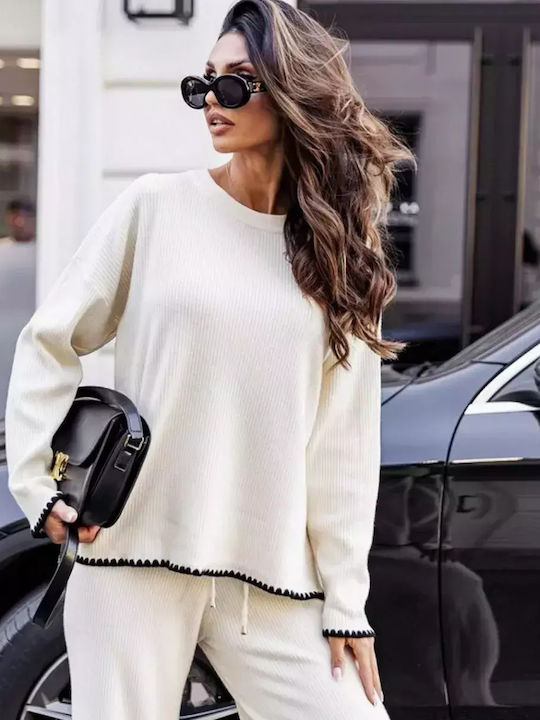 Women's Beige Set with Pants