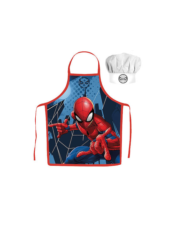 Spiderman Kids Apron Blue