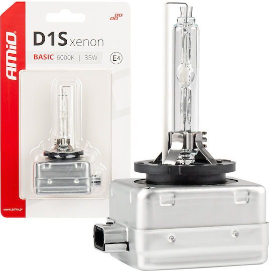 AMiO Lamps Car & Motorcycle D1S / D1 Xenon 6000K Cold White 12V 35W 1pcs