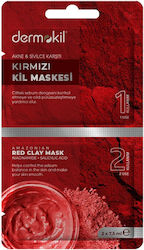Dermokil Rote Tonerde Gesichts- & Augenmasken 15ml