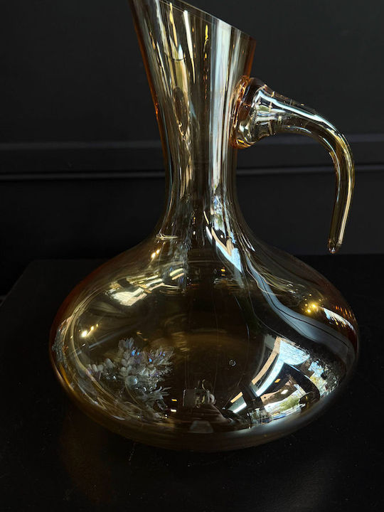Wedding Carafe made of Glass Brown 1pcs