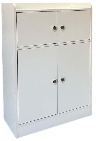 Mega Bazaar Cabinet de baie L60xA27xÎ100cm Alb