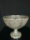 Obstschale Glas Silber 20x24cm