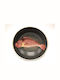 Bol Ceramic Handmade Scorpina Negru 37cm