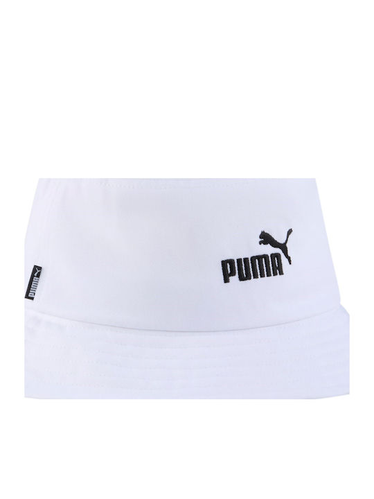 PUMA Υφασμάτινo Καπέλο Bucket Λευκό
