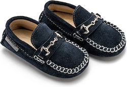 Babywalker Blue Baptism Moccasins