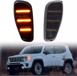 Φλας Led για Jeep Renegade 2014-2021 2τμχ
