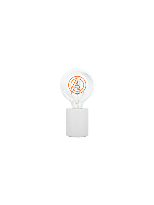 Paladone Lampă decorativă pentru copii Marvel Avengers Logo Alb 18x13x18εκ.