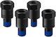 Quad Lock Адаптер за мотоциклет 1бр Черен