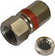 Conector F masculin cu înșurubare RG6 impermeabil JT4-007-B JYC