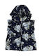 Kids' Casual Jacket Sleeveless with Hood Navy Blue