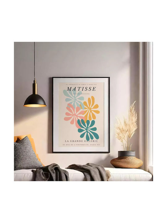Poster Matisse La Grande Galerie Art017 21cm X 30cm Λευκό Κάδρο Pvc 18x24