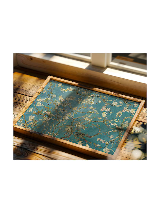 Poster Van Gogh Almond Blossom Art104 21cm X 30cm Λευκό Κάδρο Pvc 18x24