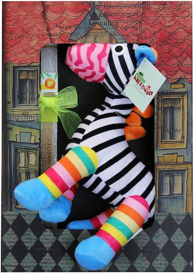 Jungle Zebra Plush Candle