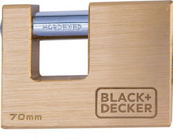 Black & Decker Λουκέτο Τάκου με Κλειδί 70mm