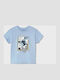Kinder-T-Shirt blaues Licht