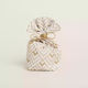 Pouch Base Design Art Deco Shade Ecru Gold 8cm X 12cm 390080 Ntampoudis Ntm-390080