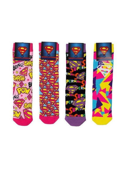 Șosete Fashion pentru Femei Superman Bumbac Warner Bros 46063 Multicolor Șosete Fashion pentru Femei Superman Bumbac Warner Bros 46063 Multicolor