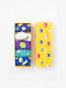 Men's Fashion Socks Summertime 5 Pairs Cotton Livoni 21097 White